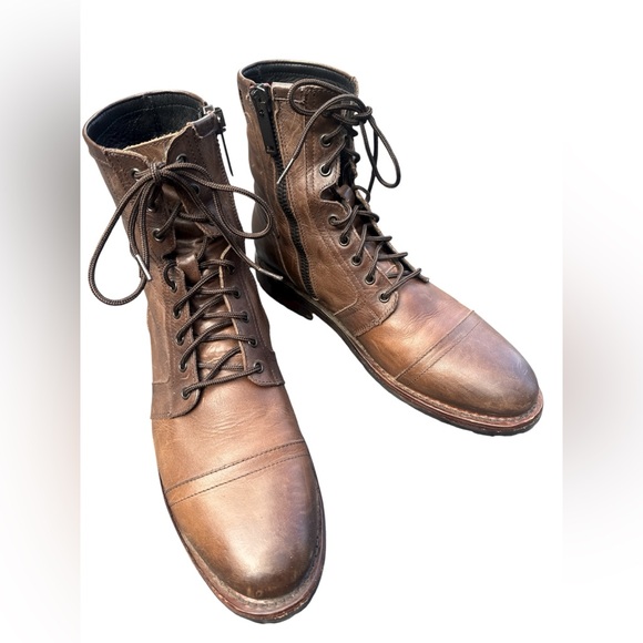 Thursday Boot Company Brown Leather Casa Moto Zip-Up Boot 9.5 - Picture 12 of 12